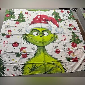 Whimsical Holiday Grinch Shower Curtain